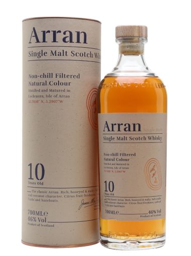 THE ARRAN SINGLE MALT 10 YEAR OLD 700ML