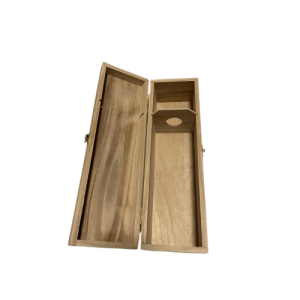 WOODEN BOX 1 BOTTLE