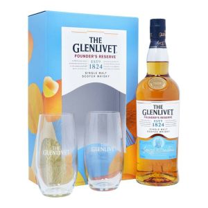 THE GLENLIVET FOUNDERS RESERVE 700ML  GIFT PACK
