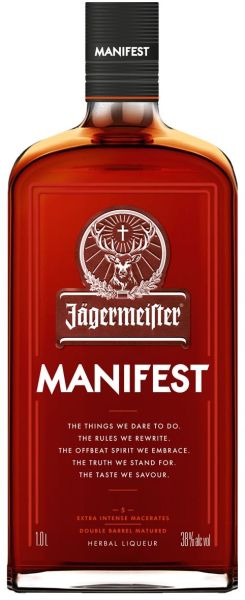 JAGERMEISTER MANIFEST GERMAN HERBAL LIGUEUR 1L